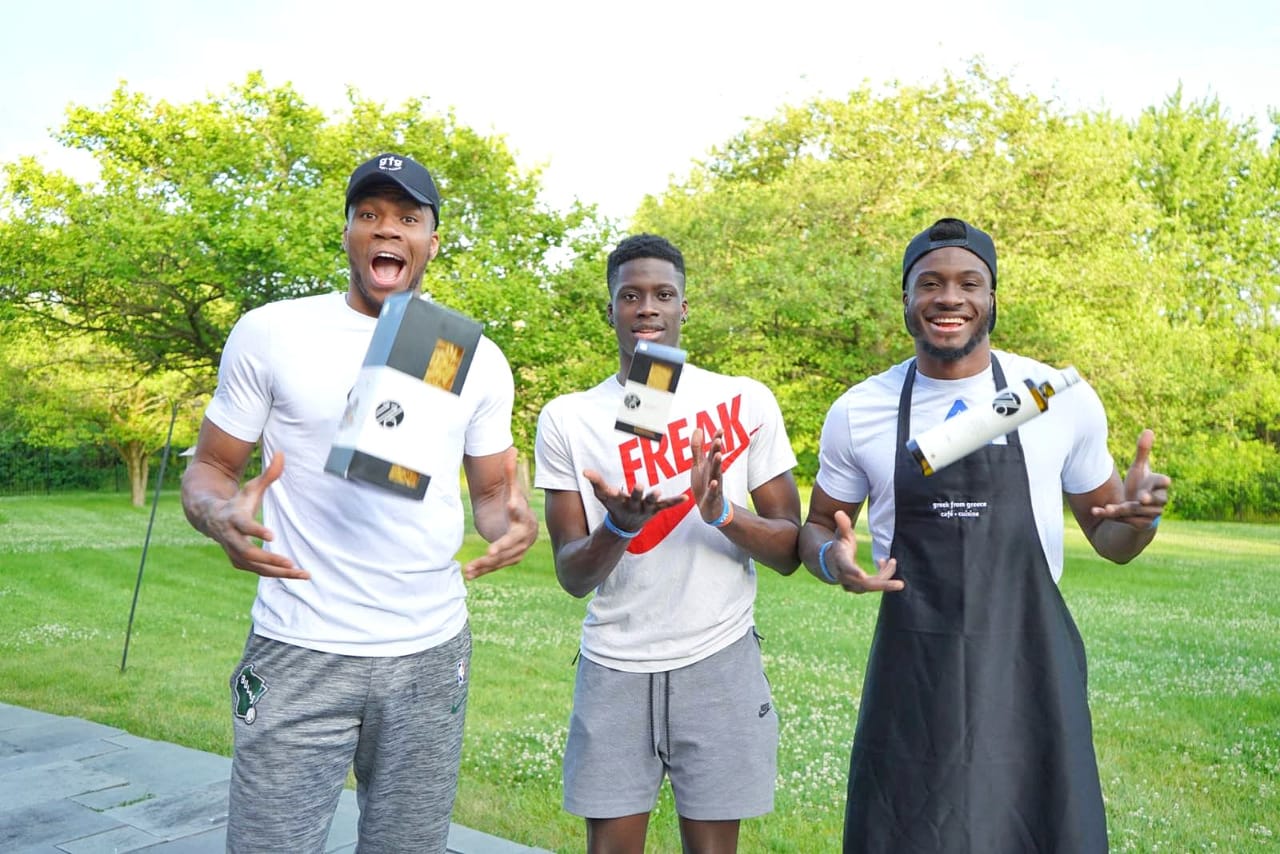 Giannis Antetokounmpo Joins Forces with Greek From Greece Café