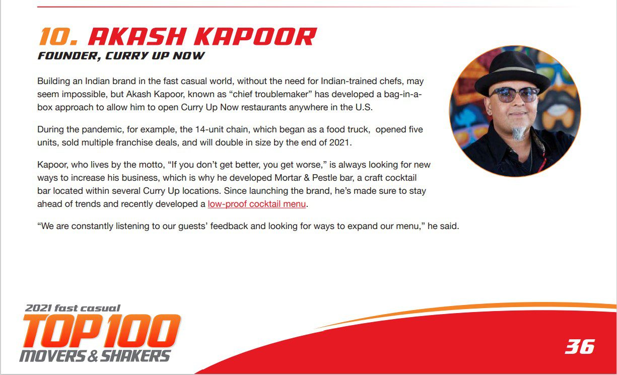 CEO Akash Kapoor named to Top Execs List