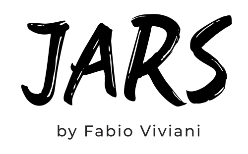 Jars by Fabio Viviani logo in black and white