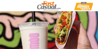 Fast Casual written above an image of a taco and milkshake