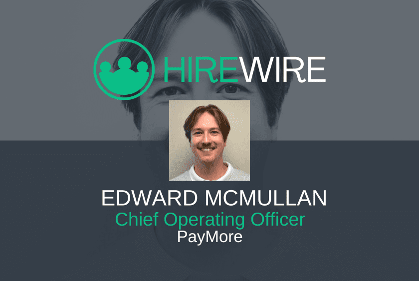 HireWIre business card featuring Edward McMullan
