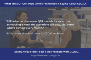 50+ Papa John’s Franchisees Break Away From Food with GLO30