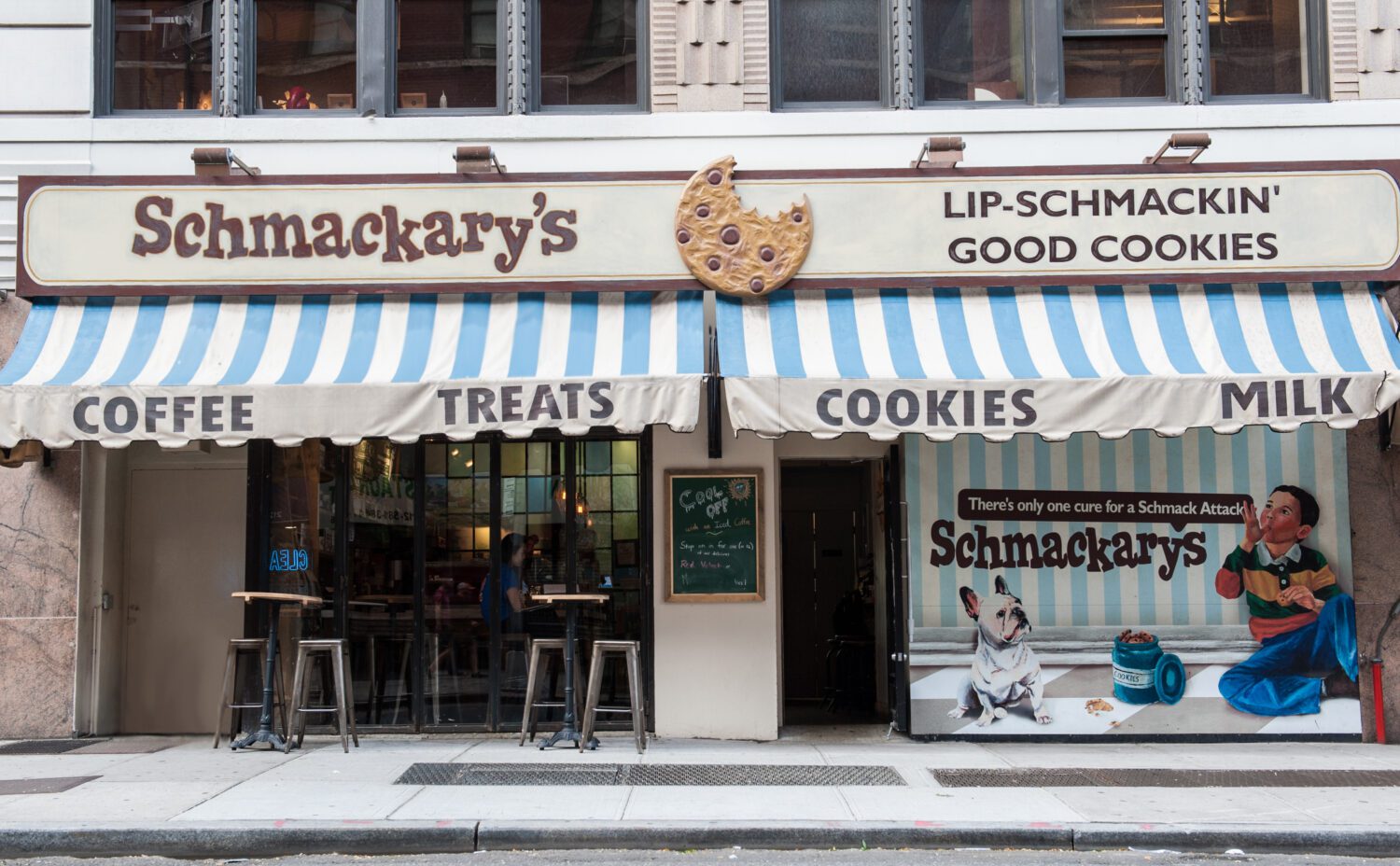 Schmackary's storefront